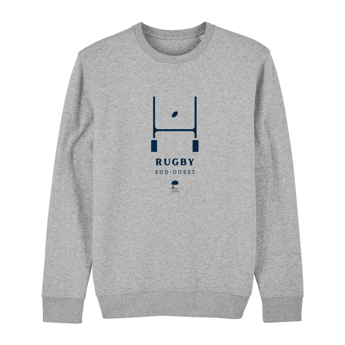 Sweat éco-responsable Rugby - Au Fil des Pins - 