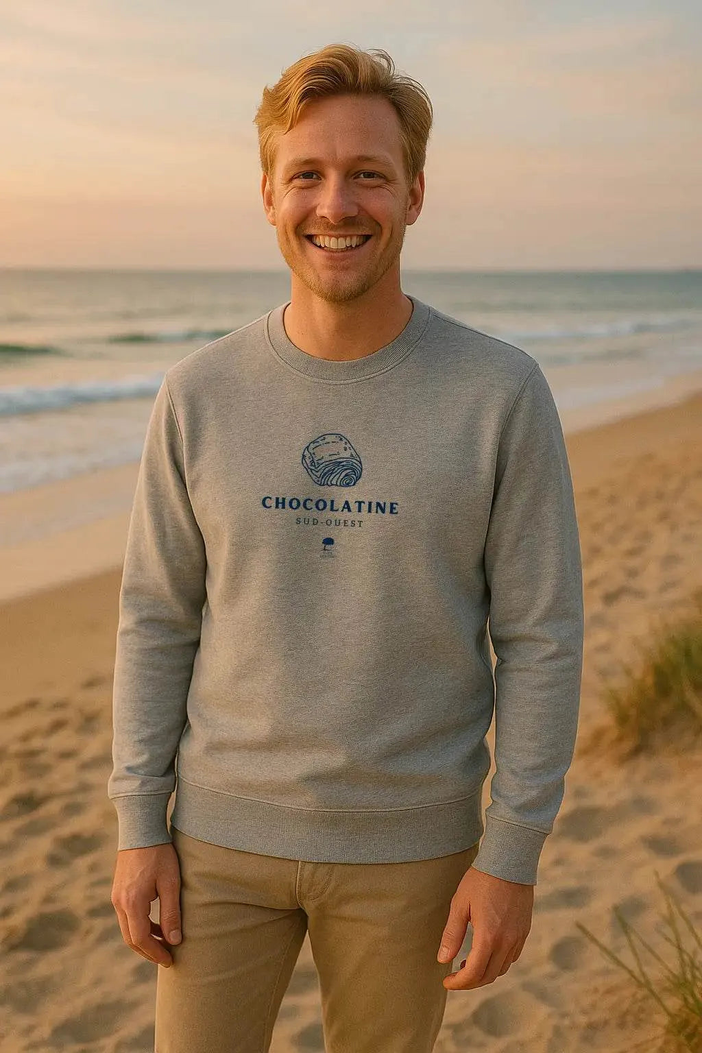 Sweat éco-responsable Chocolatine - Au Fil des Pins