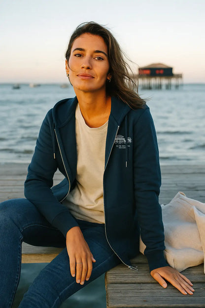 Sweat à capuche zippé Tchanquée-basic-Au Fil des Pins-TPOP
