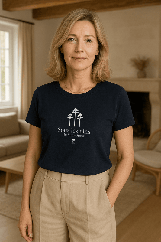 Tee-shirt éco-responsable Sous les Pins