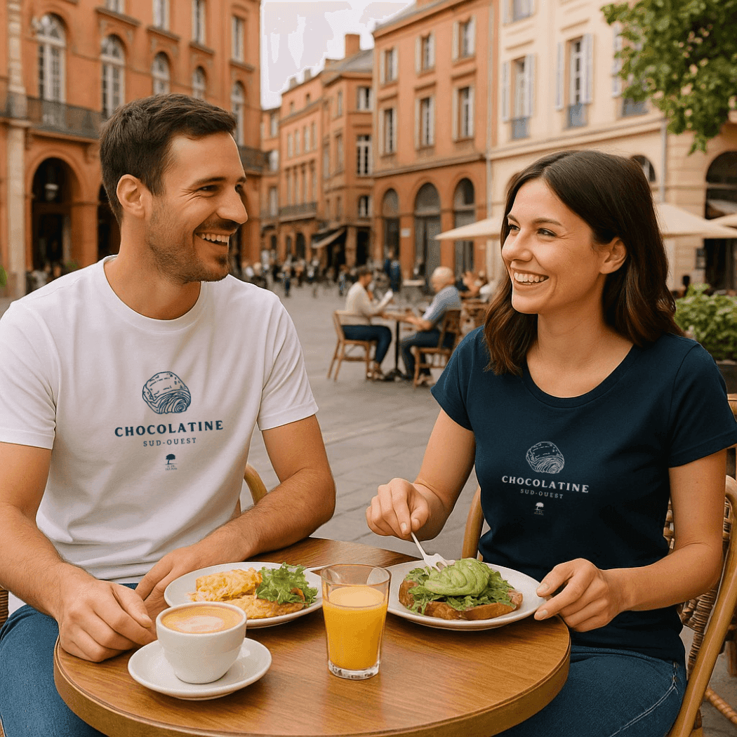 Tee-shirt Chocolatine femme Coton bio - Au Fil des Pins