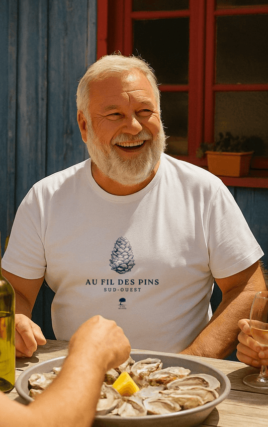 🇫🇷 Tee-shirt Pomme de Pin – Coton Bio, Fabrication Française - Au Fil des Pins