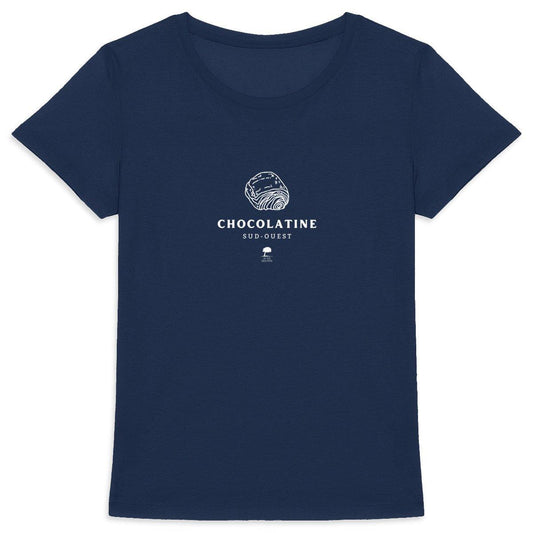 Tee-shirt Chocolatine femme Coton bio - Au Fil des Pins - 