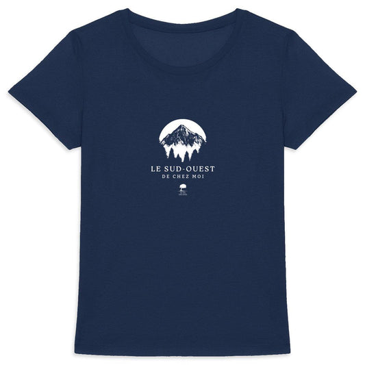 Tee-shirt éco-responsable femme Pyrénées - Au Fil des Pins - 