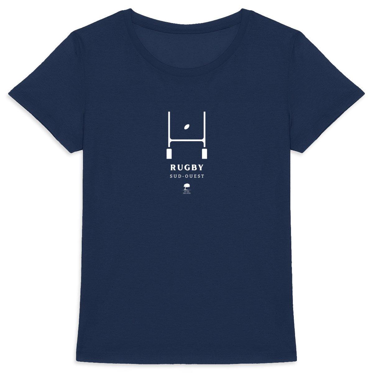 Tee-shirt éco-responsable femme Rugby - Au Fil des Pins - 