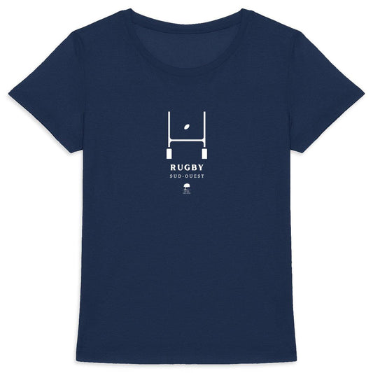 Tee-shirt éco-responsable femme Rugby - Au Fil des Pins - 