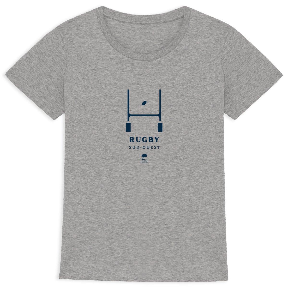 Tee-shirt éco-responsable femme Rugby - Au Fil des Pins - 