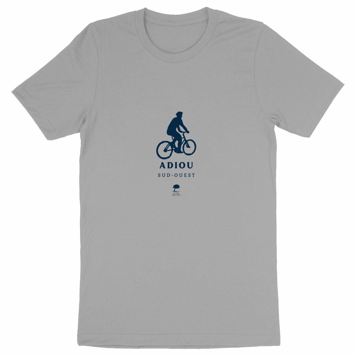 Tee-shirt éco-responsable homme Cycliste landais - Au Fil des Pins - 