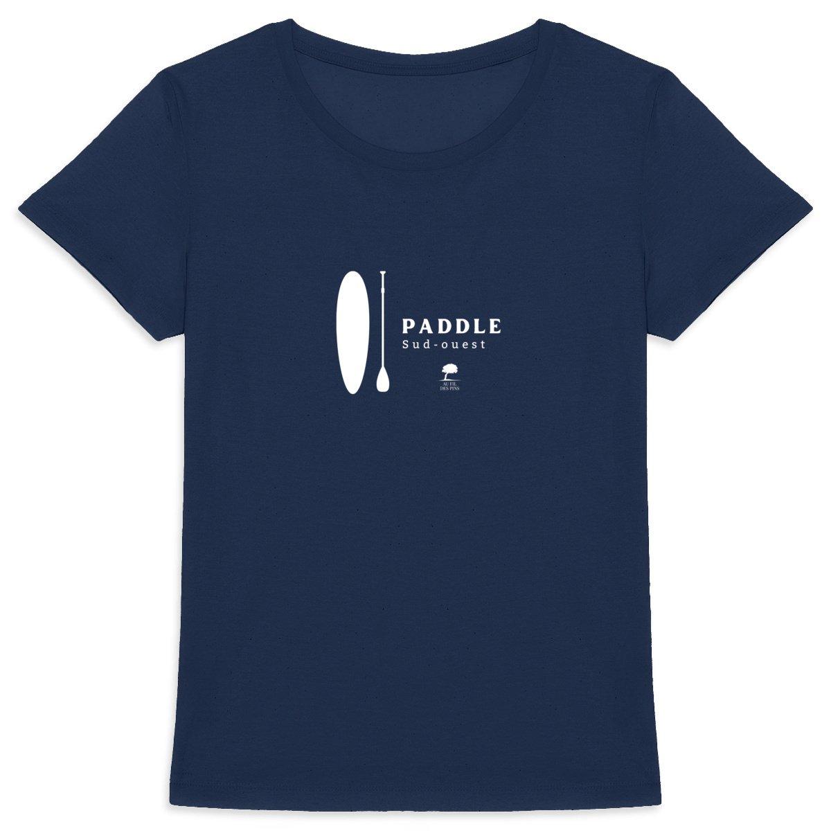 Tee-shirt femme Coton bio Paddle - Au Fil des Pins - 