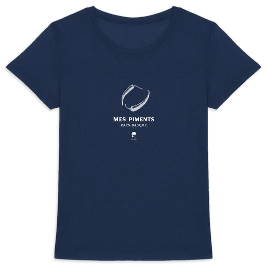 Tee-shirt femme Coton bio Piments - Au Fil des Pins - 