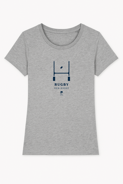 Tee-shirt Femme Éco-Responsable "Rugby Sud-Ouest" – Coton Bio