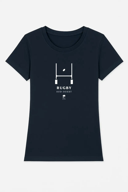 Tee-shirt Femme Éco-Responsable "Rugby Sud-Ouest" – Coton Bio