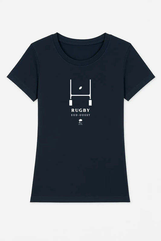 Tee-shirt Femme Éco-Responsable "Rugby Sud-Ouest" – Coton Bio