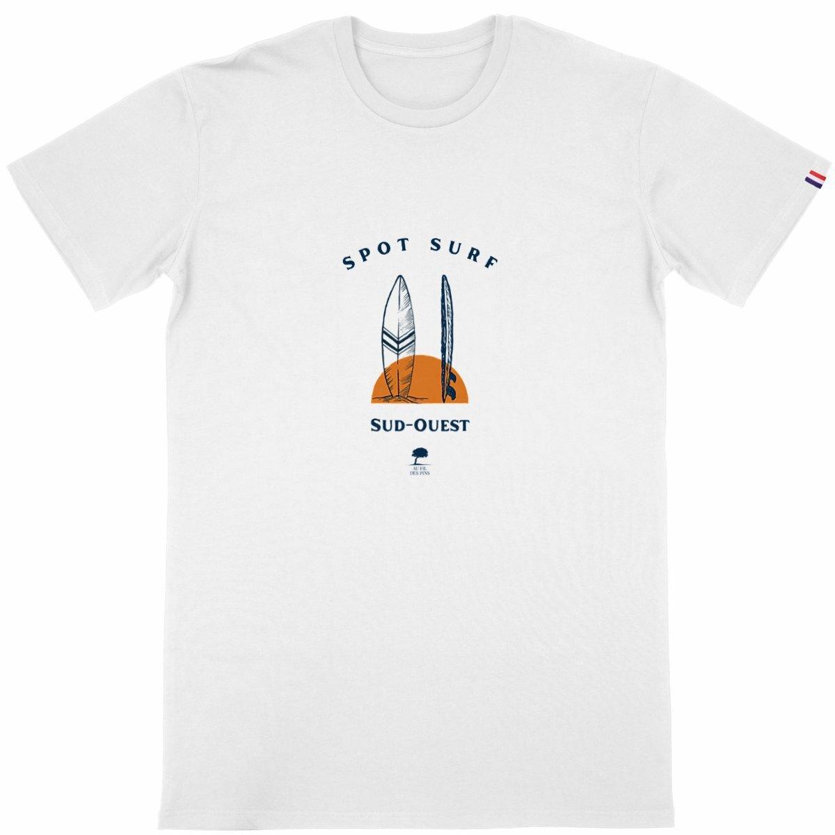 🇫🇷 Tee-shirt français Spot Surf - Au Fil des Pins - 