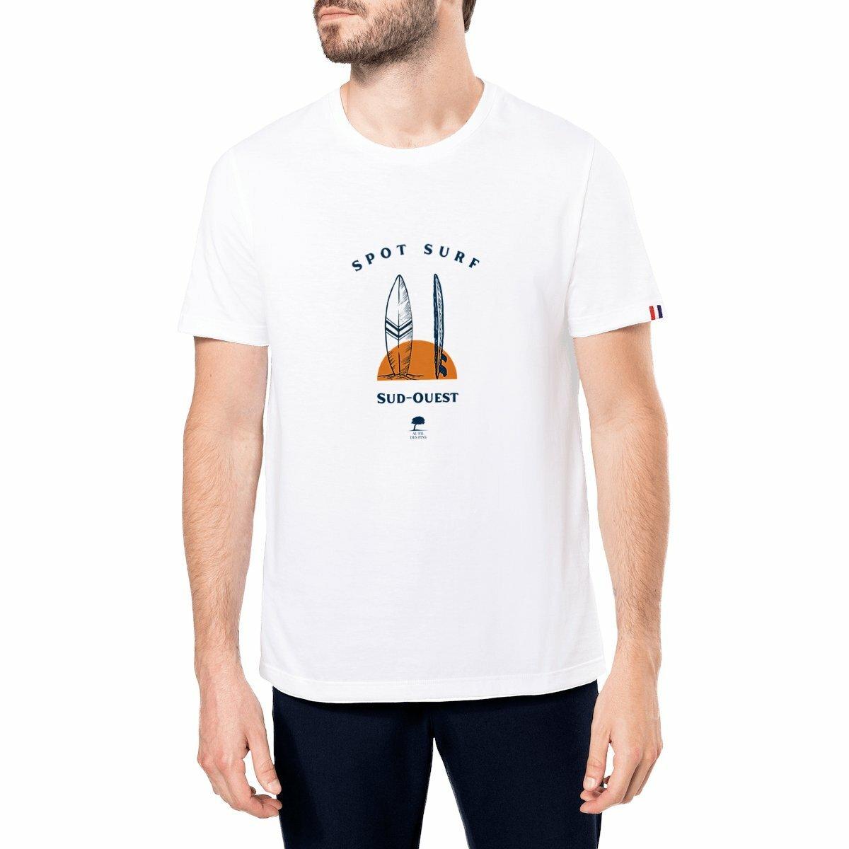 🇫🇷 Tee-shirt français Spot Surf - Au Fil des Pins - 