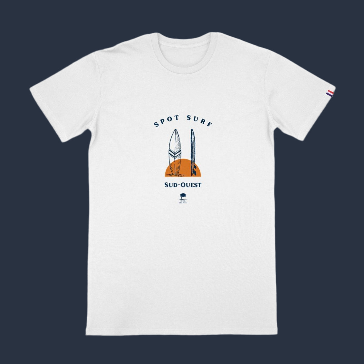 🇫🇷 Tee-shirt français Spot Surf - Au Fil des Pins - 