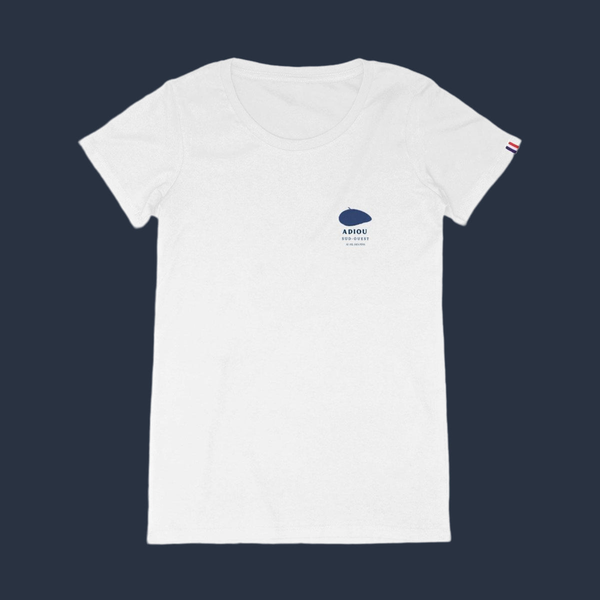 🇫🇷 Tee-shirt français femme Béret - Au Fil des Pins - 