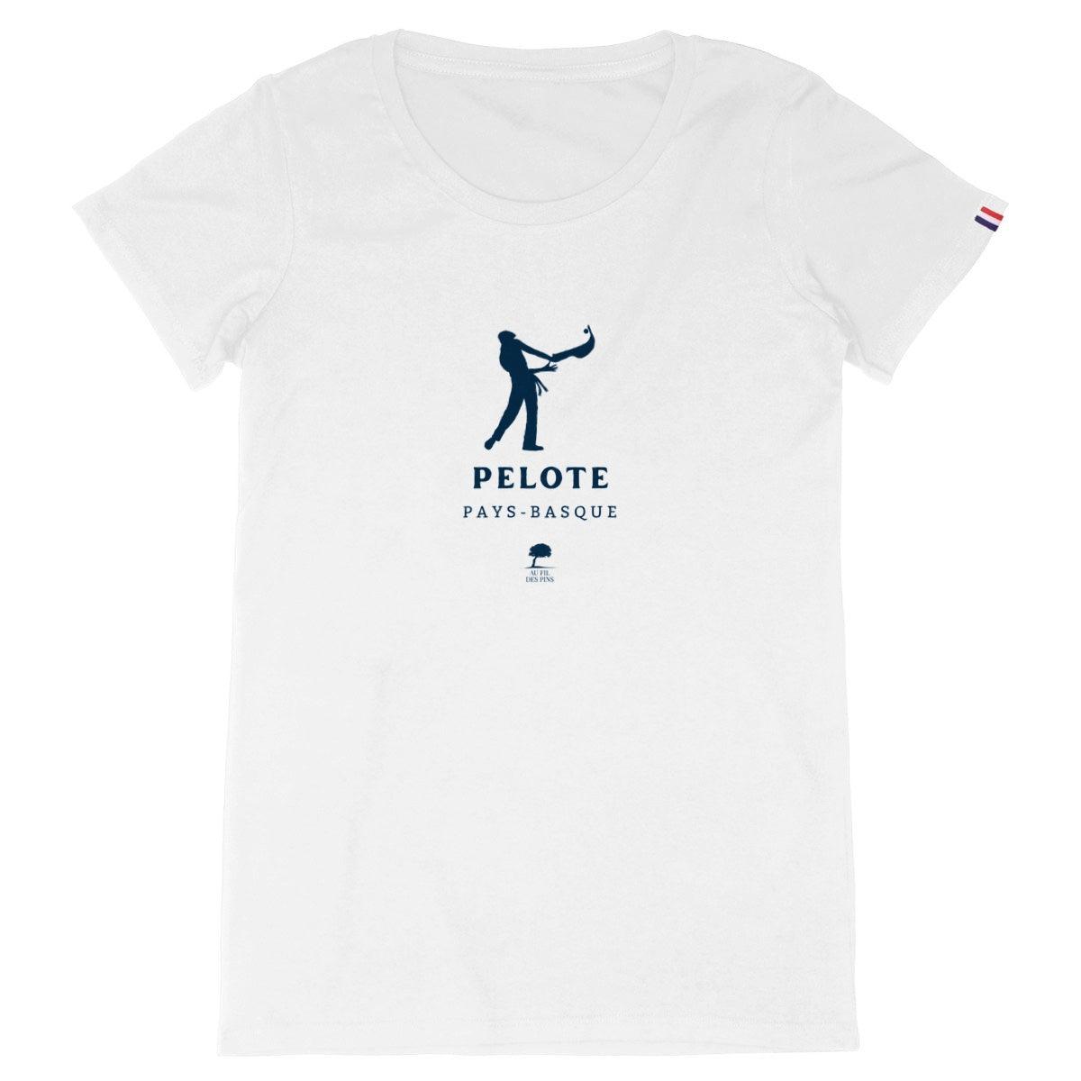 🇫🇷 Tee-shirt français femme Pelote - Au Fil des Pins - 