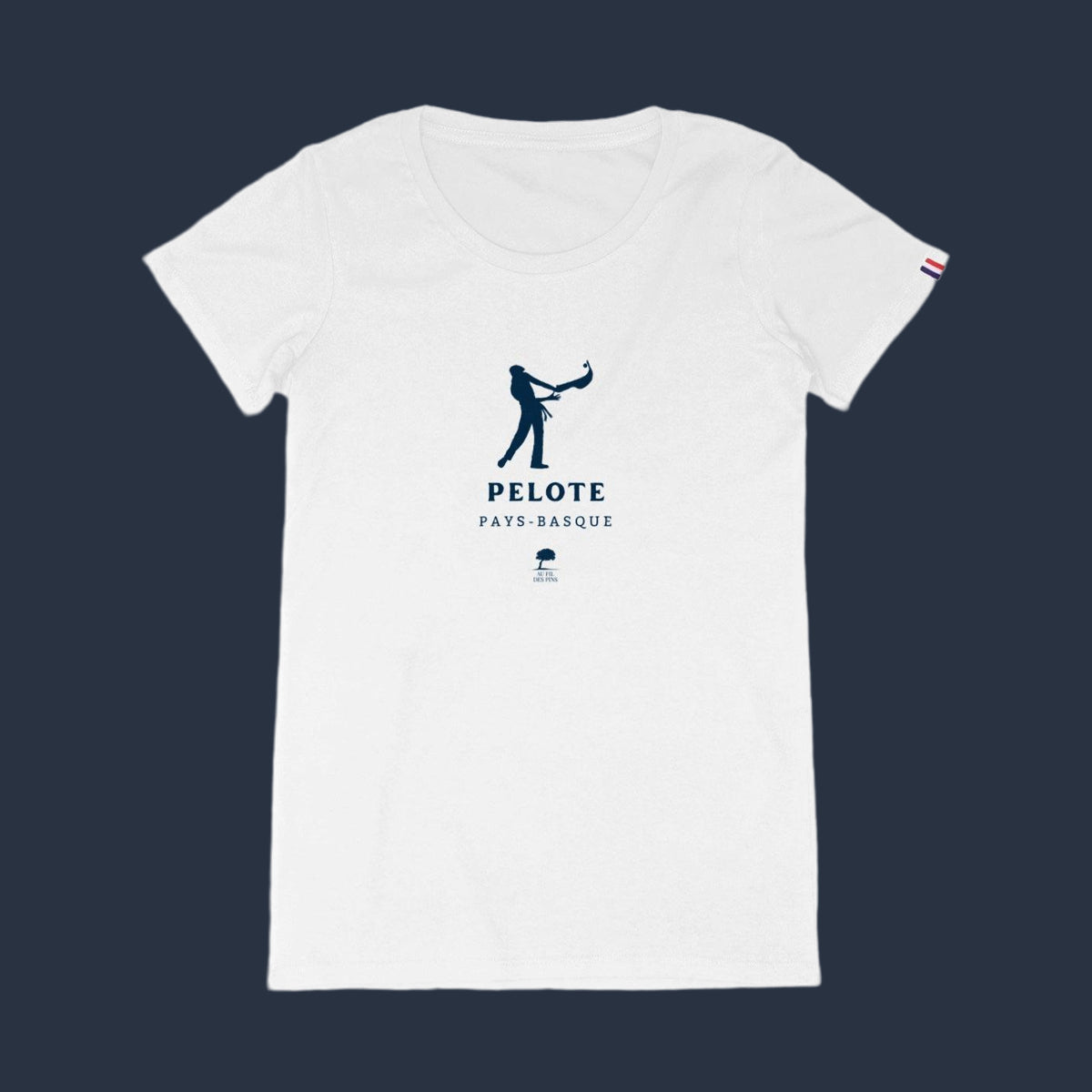 🇫🇷 Tee-shirt français femme Pelote - Au Fil des Pins - 