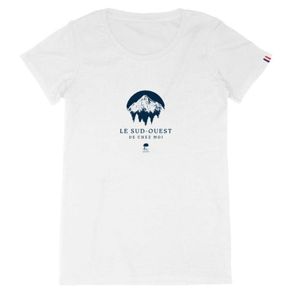 🇫🇷 Tee-shirt français femme Pyrénées - Au Fil des Pins - 