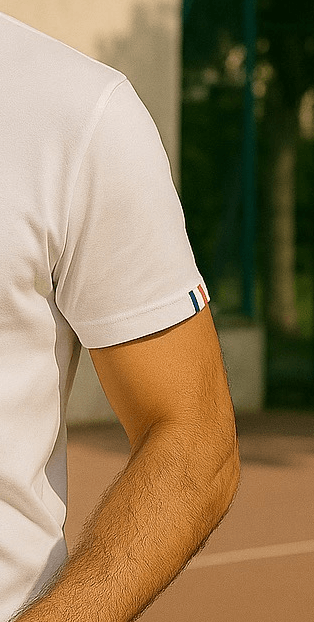 🇫🇷 Tee-shirt homme “Pelote basque” – 100 % coton, made in France - Au Fil des Pins
