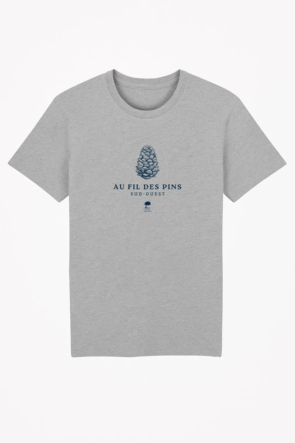 Tee-shirt Bio Homme Pomme de Pin – Mode Éco-Responsable - Au Fil des Pins