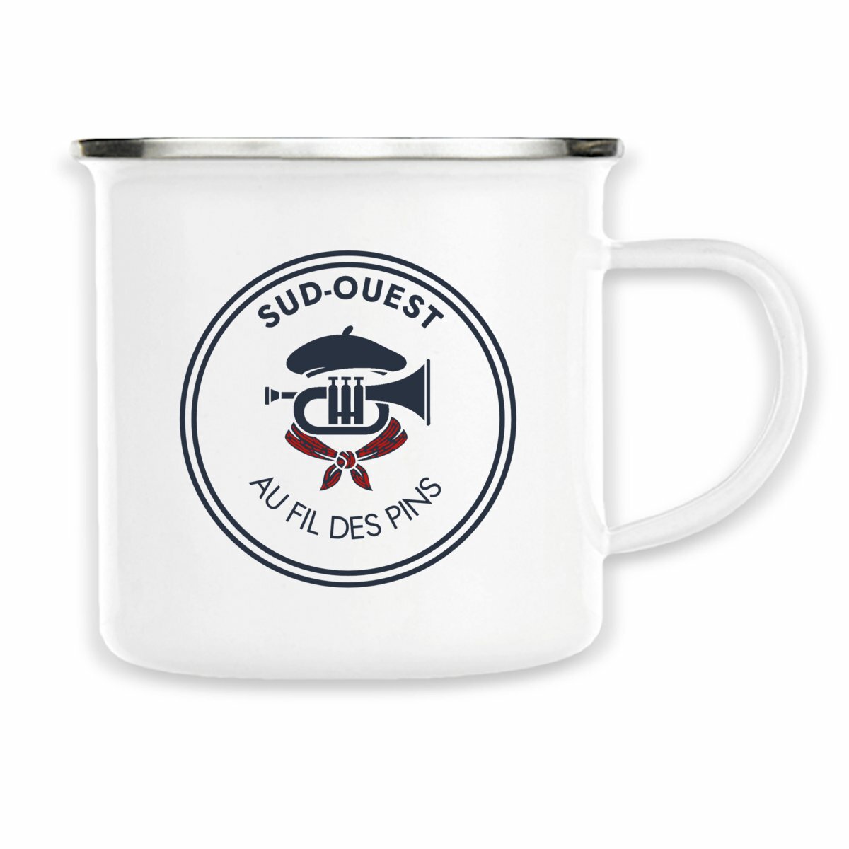 Timbale émaillée Fêtes - face_blanc