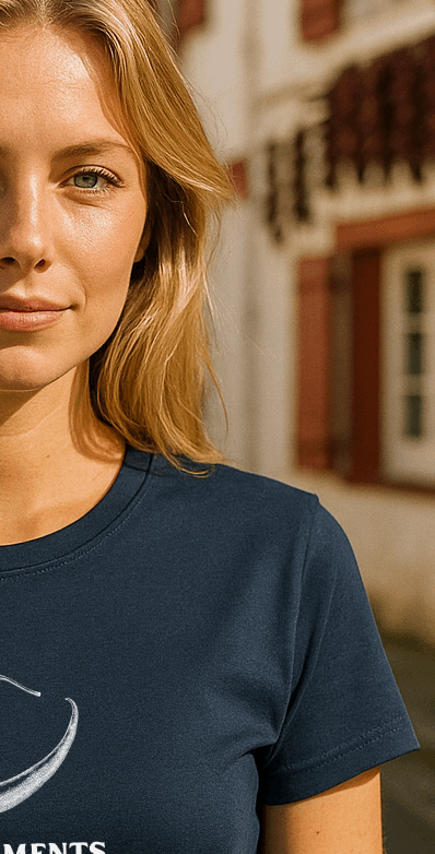 Tee-shirt Femme Éco-Responsable "Pays Basque" – Coton Bio