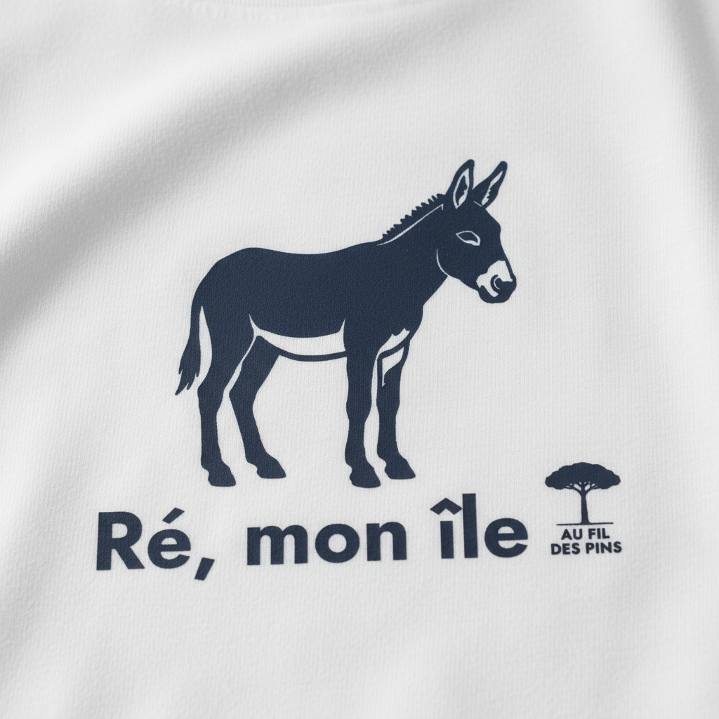 T-shirt Île de Ré — macro design
