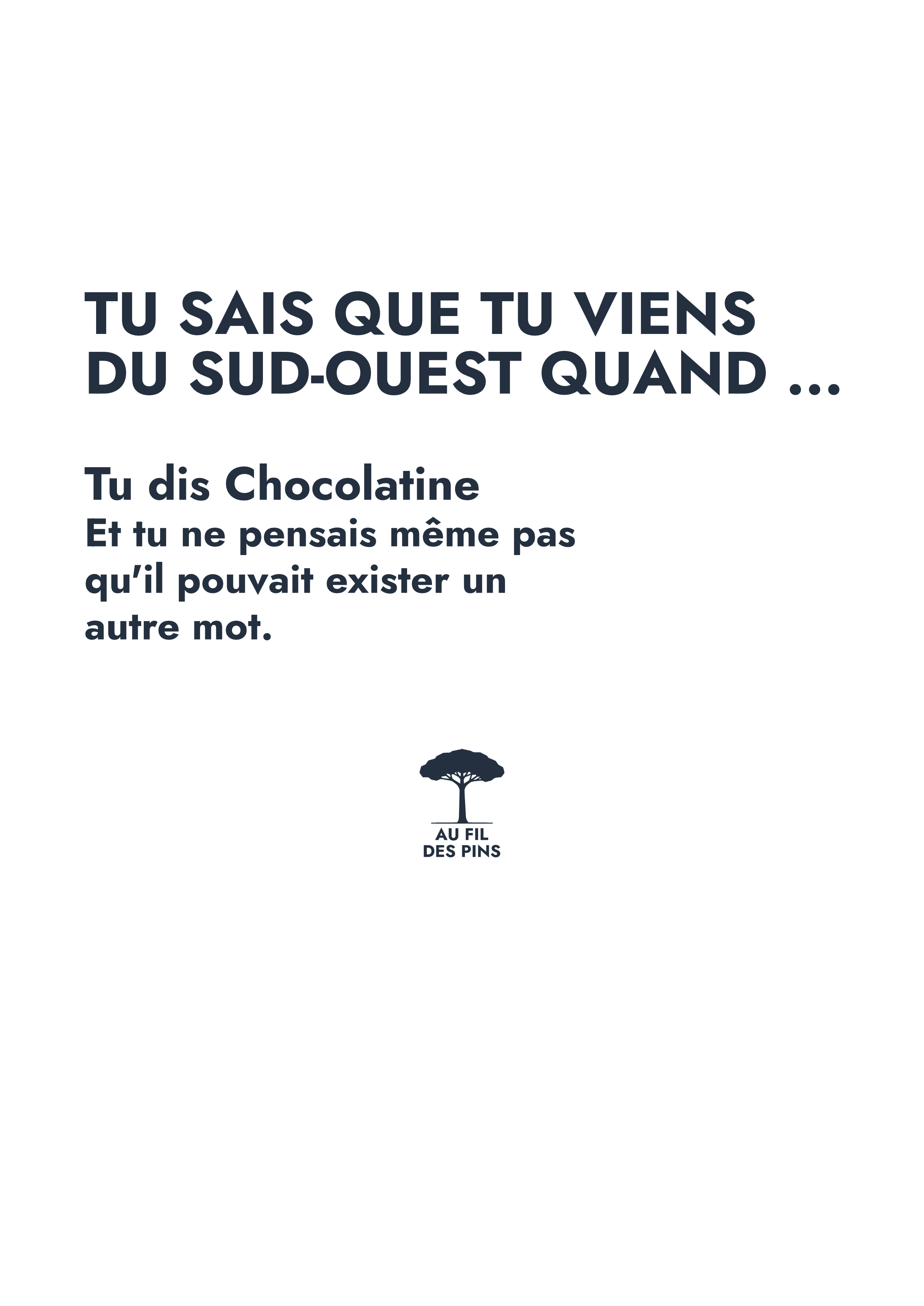 T-shirt « Tu sais que tu viens du Sud-Ouest quand... » — Chocolatine