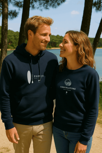 Sweat éco-responsable Chocolatine - Au Fil des Pins
