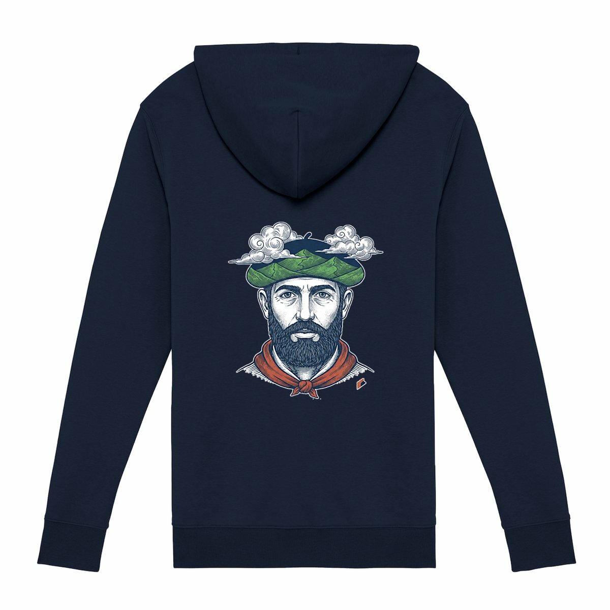 Sweat à capuche zippé Txapela - dos_0