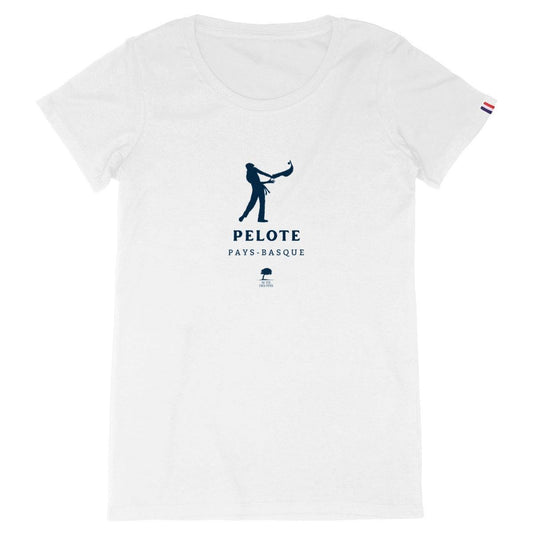 Tee-shirt français femme Pelote basque-u Fil des Pins