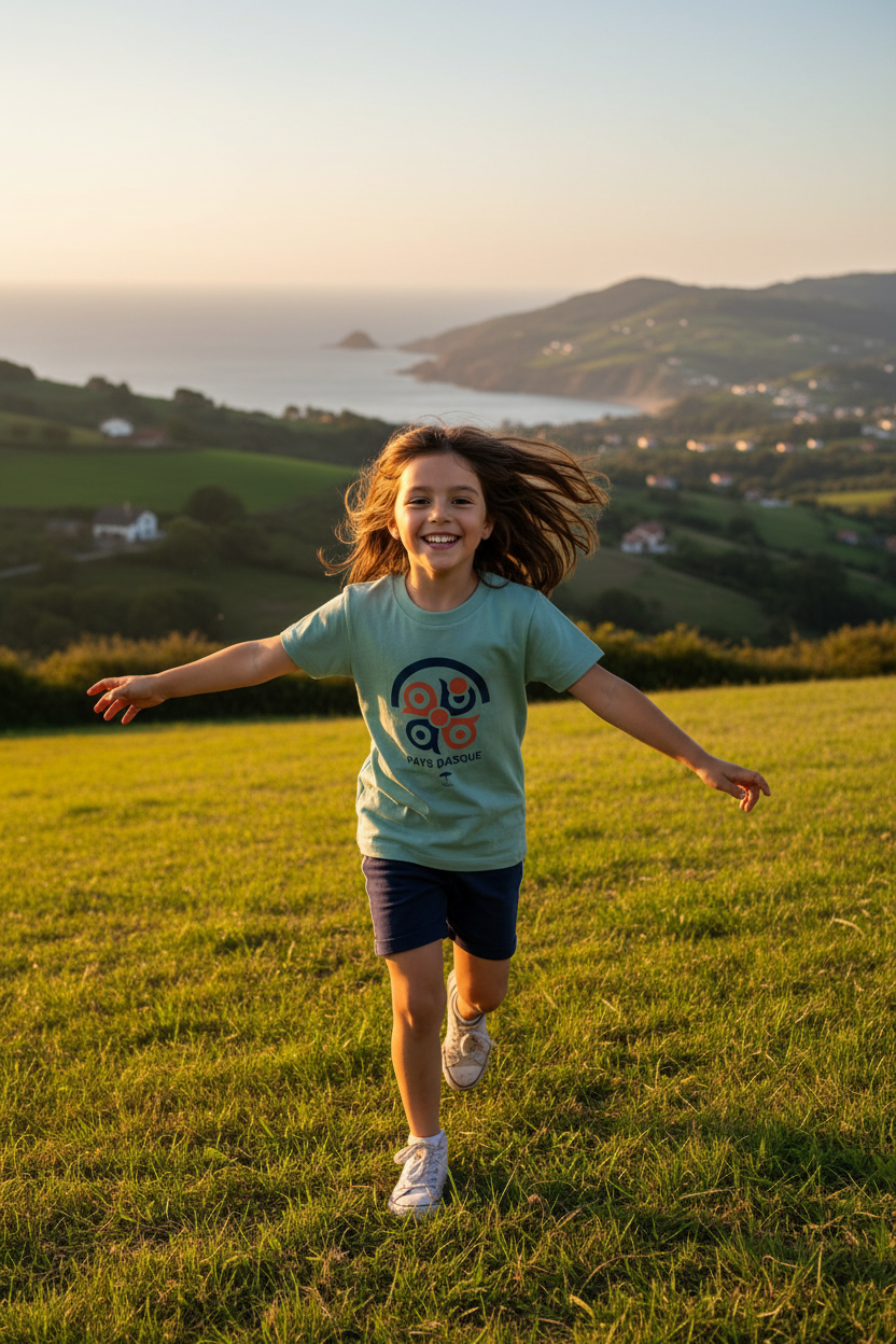 Fille courant Pays Basque