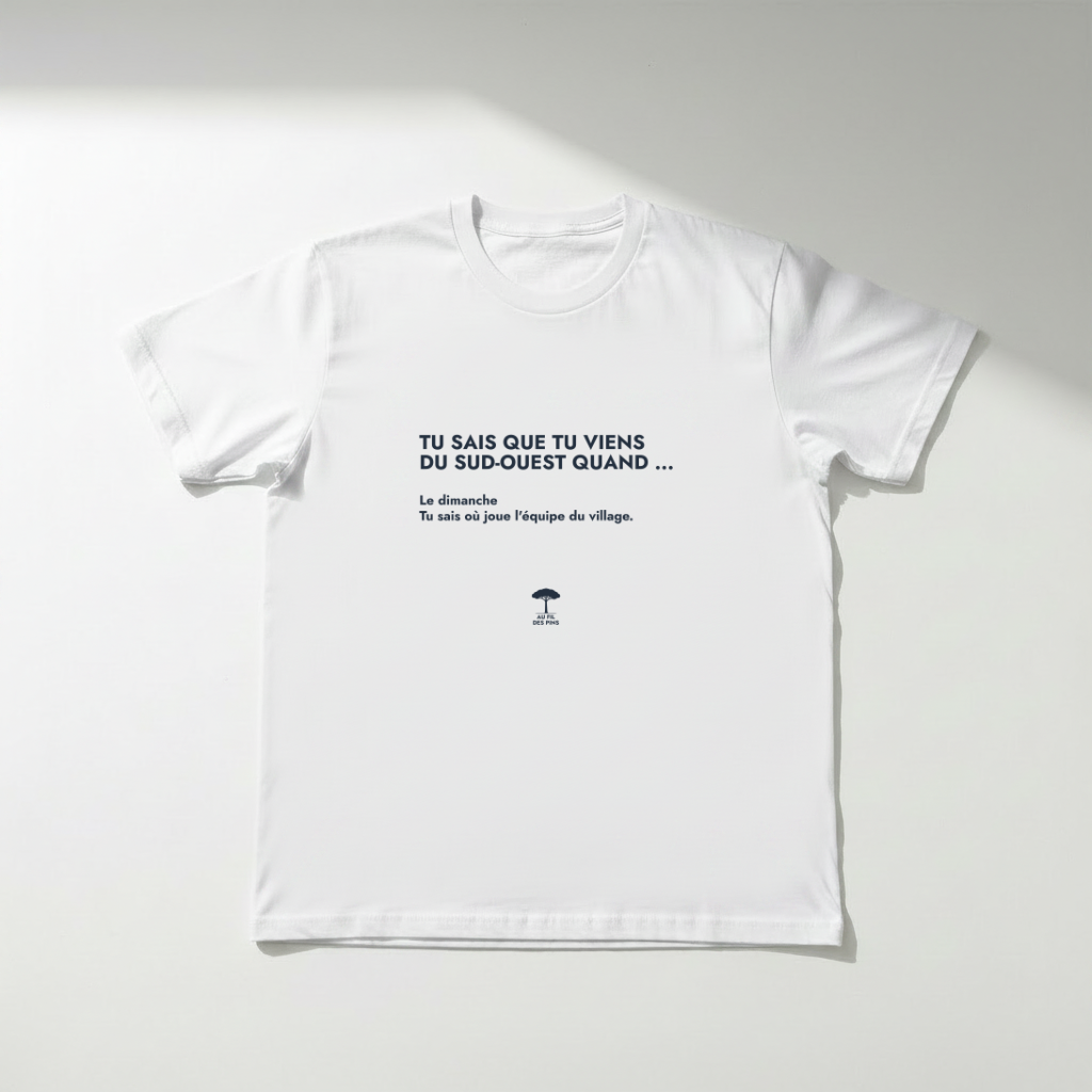 T-shirt « Tu sais que tu viens du Sud-Ouest » — Le Dimanche