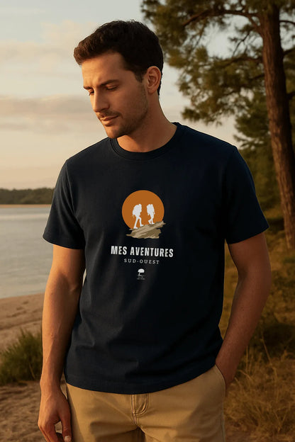 Tee-shirt éco-responsable homme Aventures