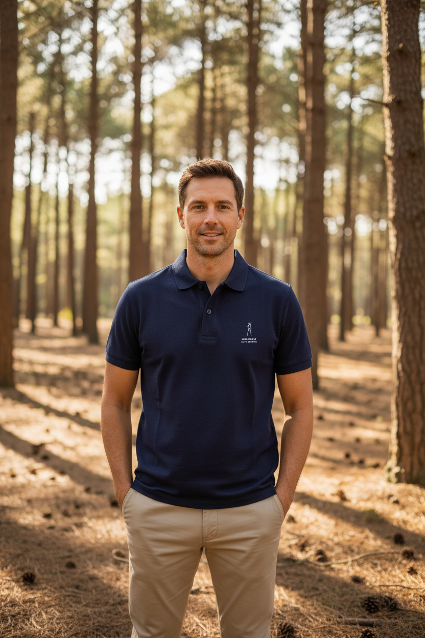 Polo homme l'Echassier landais