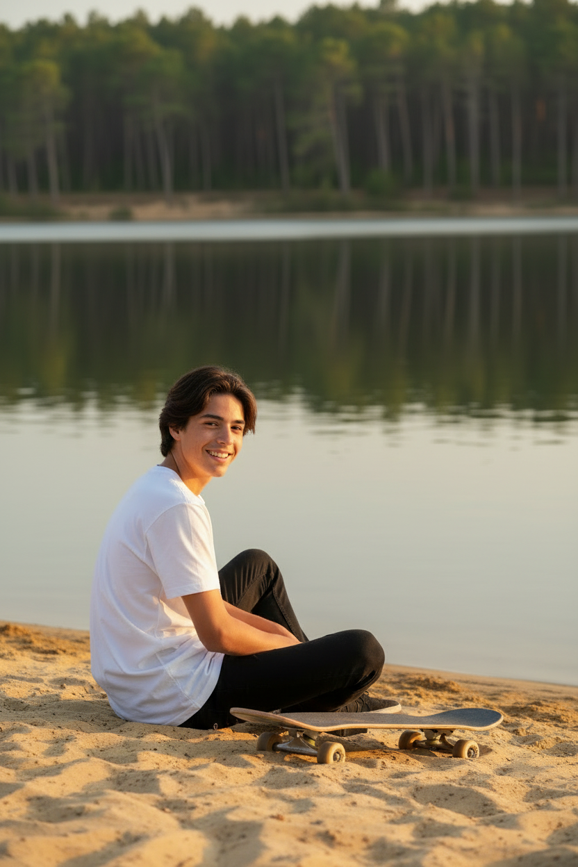 Lifestyle ado — bord de lac Landes