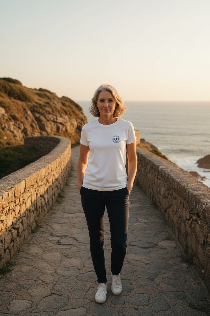 Lifestyle chemin côtier expression naturelle