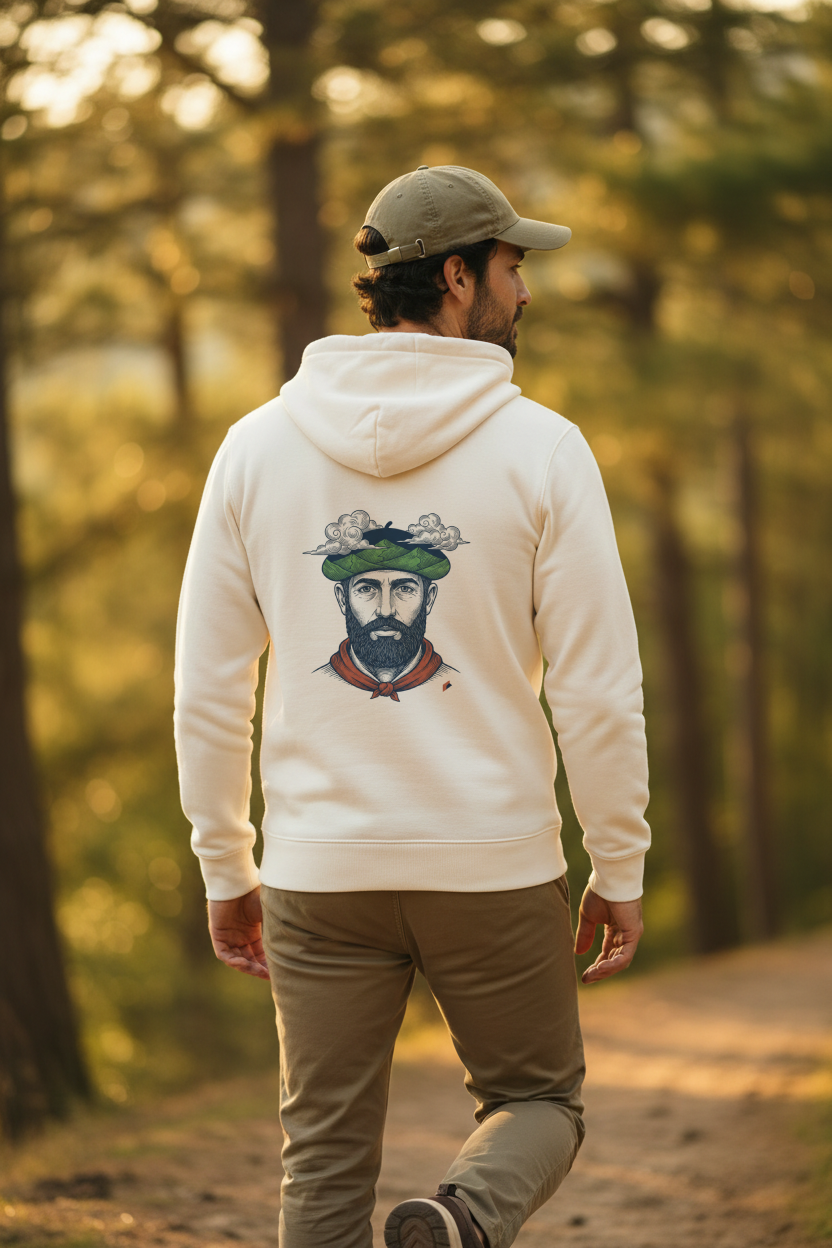 Sweat à Capuche Zippé Unisexe | Coton Bio Éco-responsable