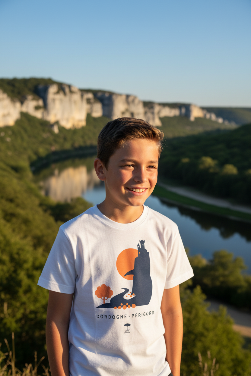 Lifestyle garçon blanc Dordogne