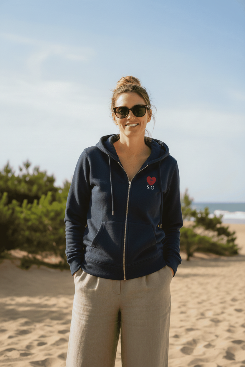 Lifestyle sweat marine Amour S.O