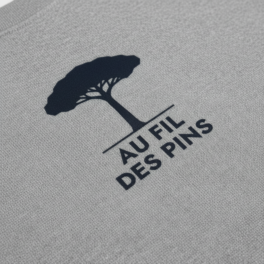Macro DTF - maille ultra serrée lisse gris