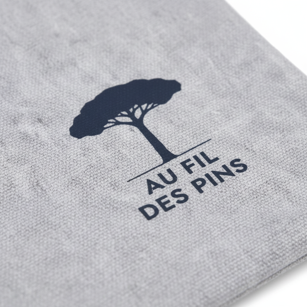 Macro logo gris