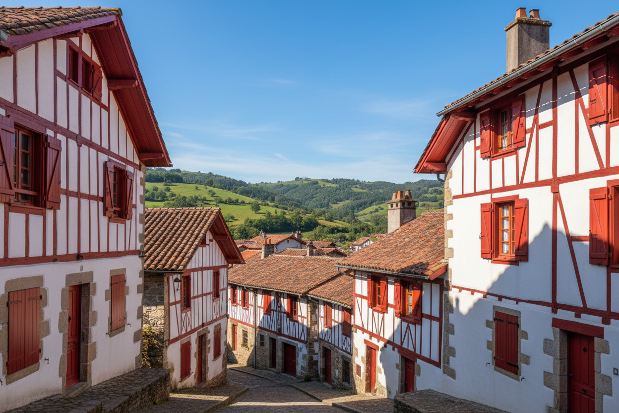 Maisons typiques Pays Basque - Bannière