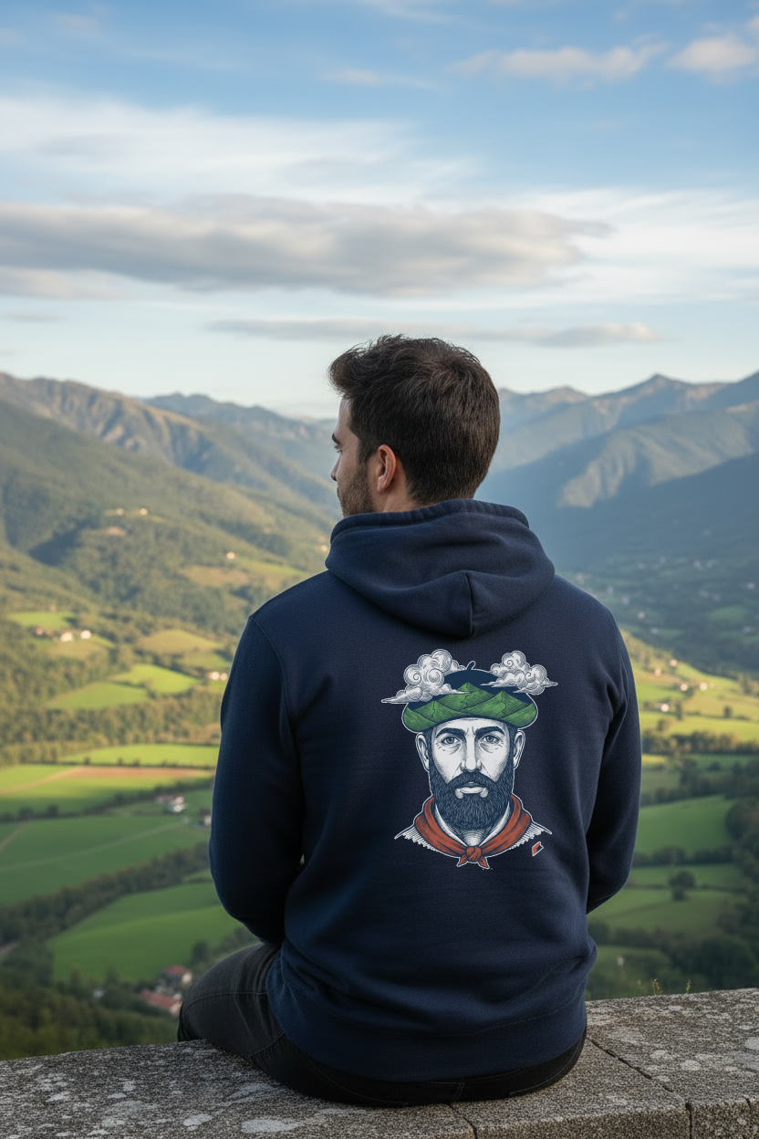 Sweat à Capuche Unisexe Txapela | Coton Bio GOTS