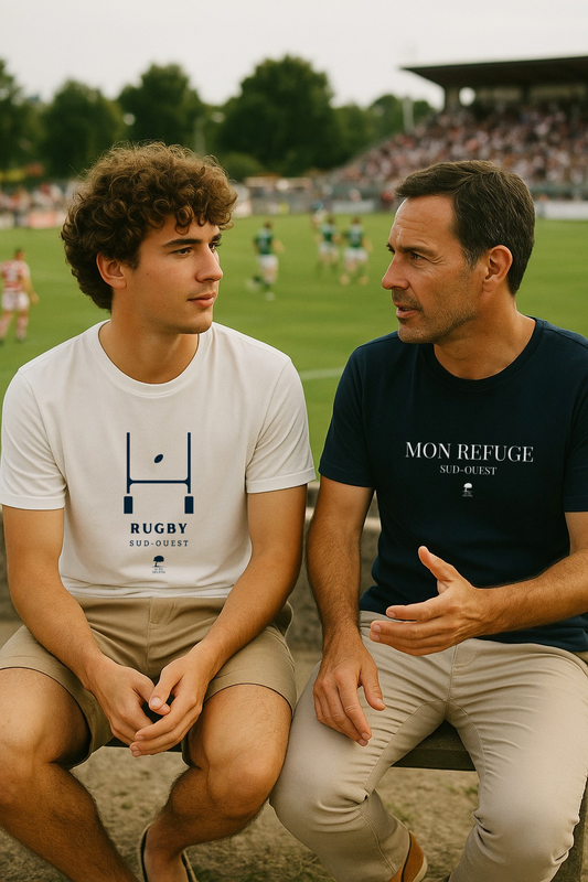 🇫🇷Tee-shirt français homme Rugby