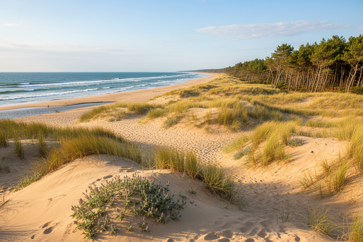 Plage de Soustons - Courant d'Huchet - Bannière