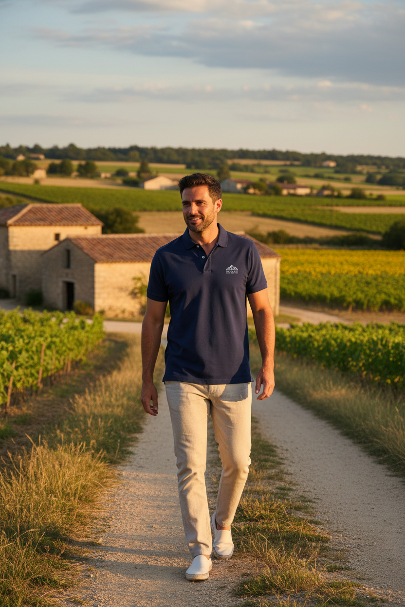 Polo homme Pyrénées