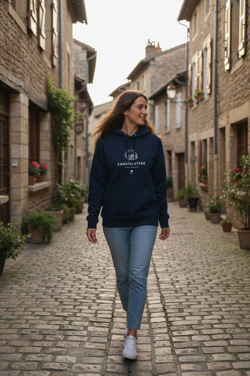 Sweat Chocolatine - Nouvelle femme naturelle